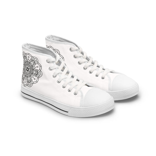 Copy of High Top Sneakers - Boho Chic Mandela Design