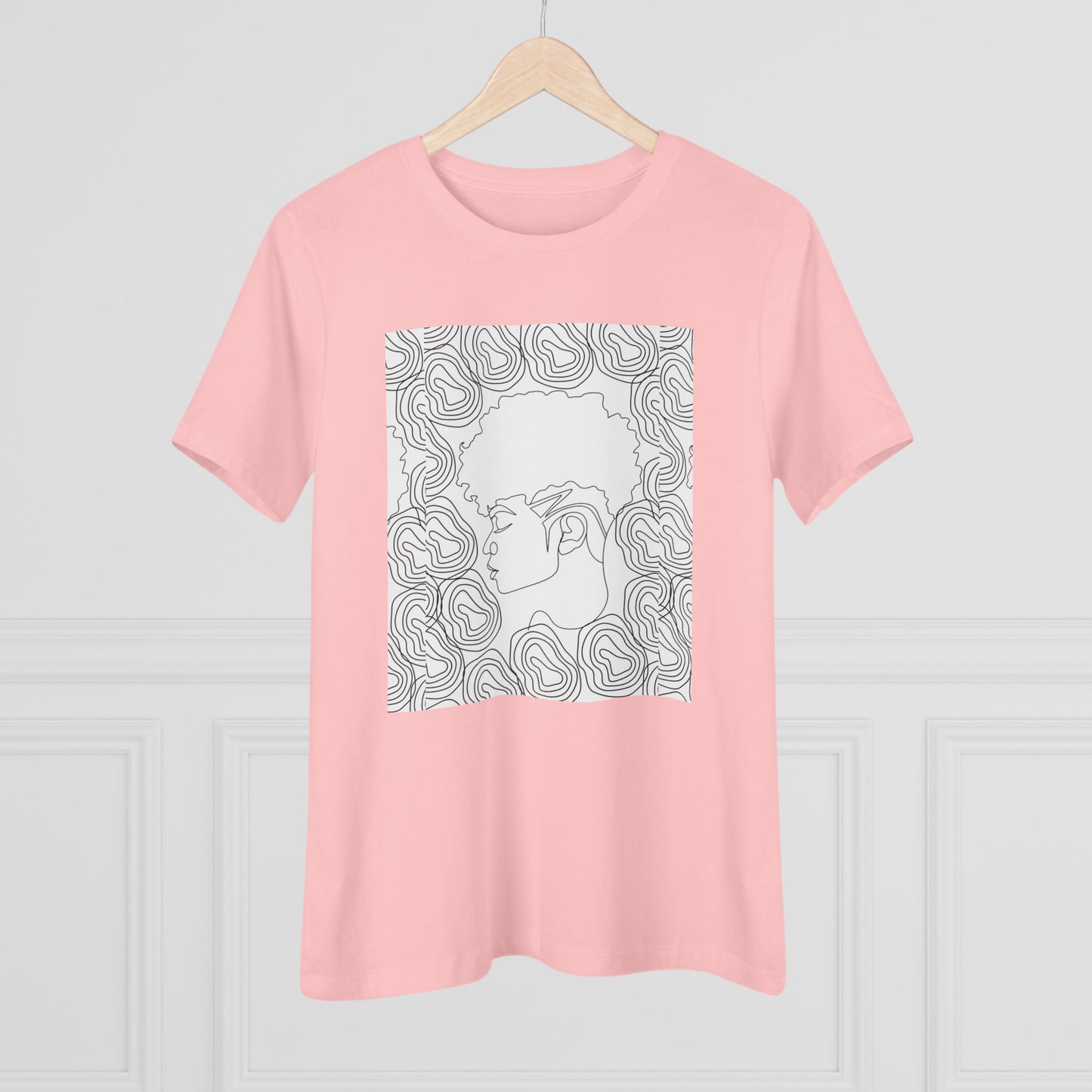 Women's Bohemian Mandala Tee, Made to Color, Boho Shirt, Gift for Her, Casual Wear