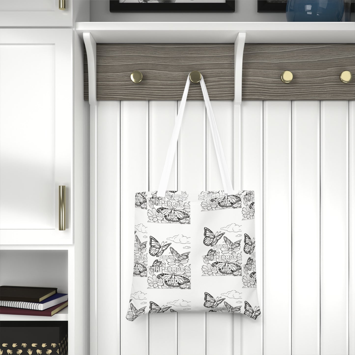Color Me Butterfly Garden Tote Bag