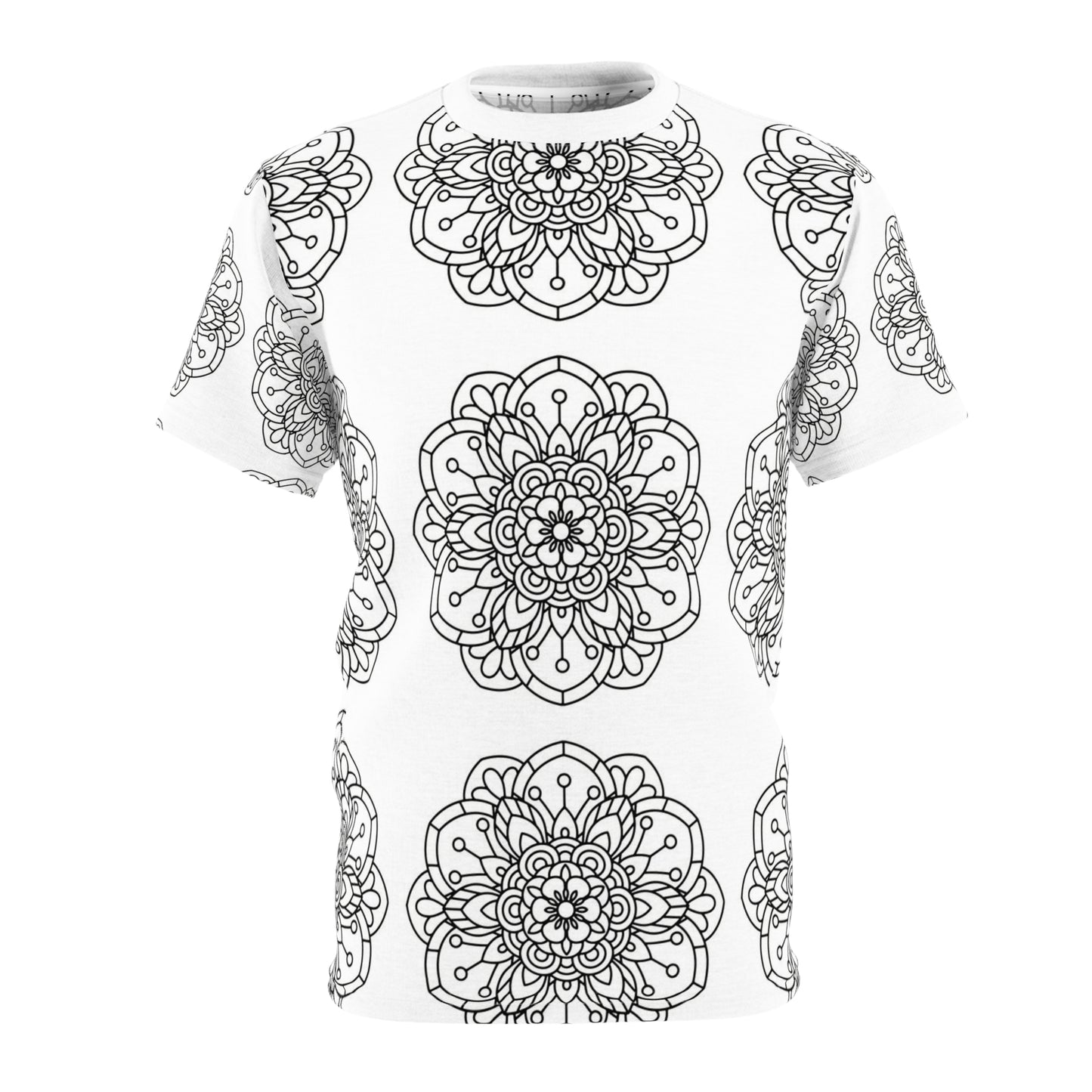 Bohemian Mandala Unisex Tee | Made to Color, Hippie Shirt, Boho Tshirt, Festival Top, Psychedelic Clothing, Artistic Apparel
