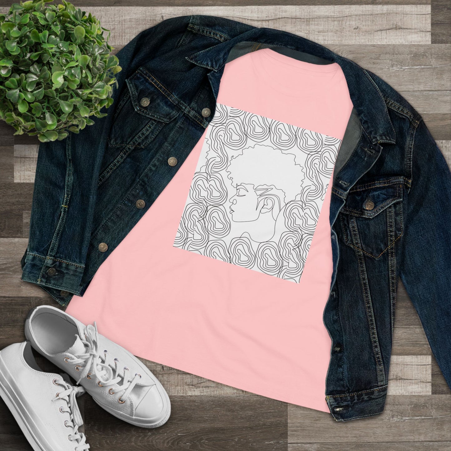 Women's Bohemian Mandala Tee, Made to Color, Boho Shirt, Gift for Her, Casual Wear