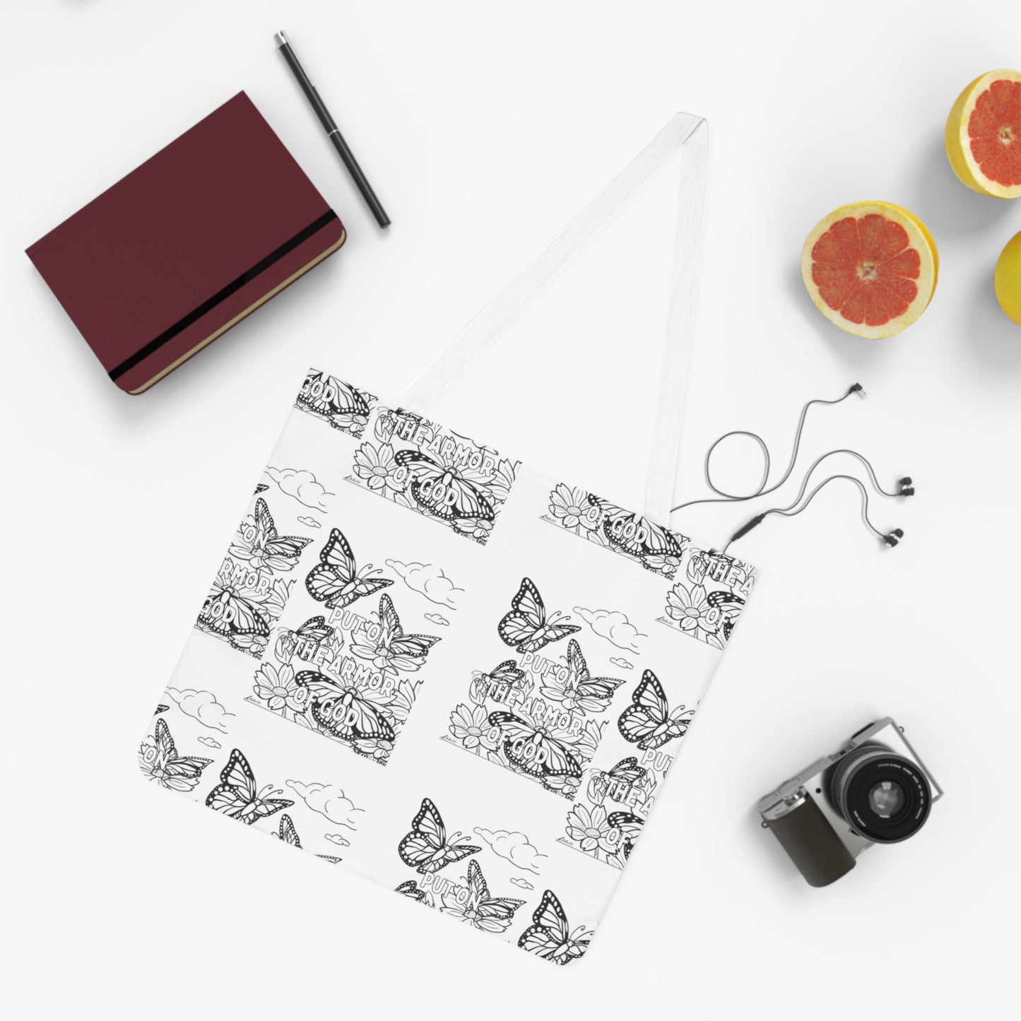 Color Me Butterfly Garden Tote Bag