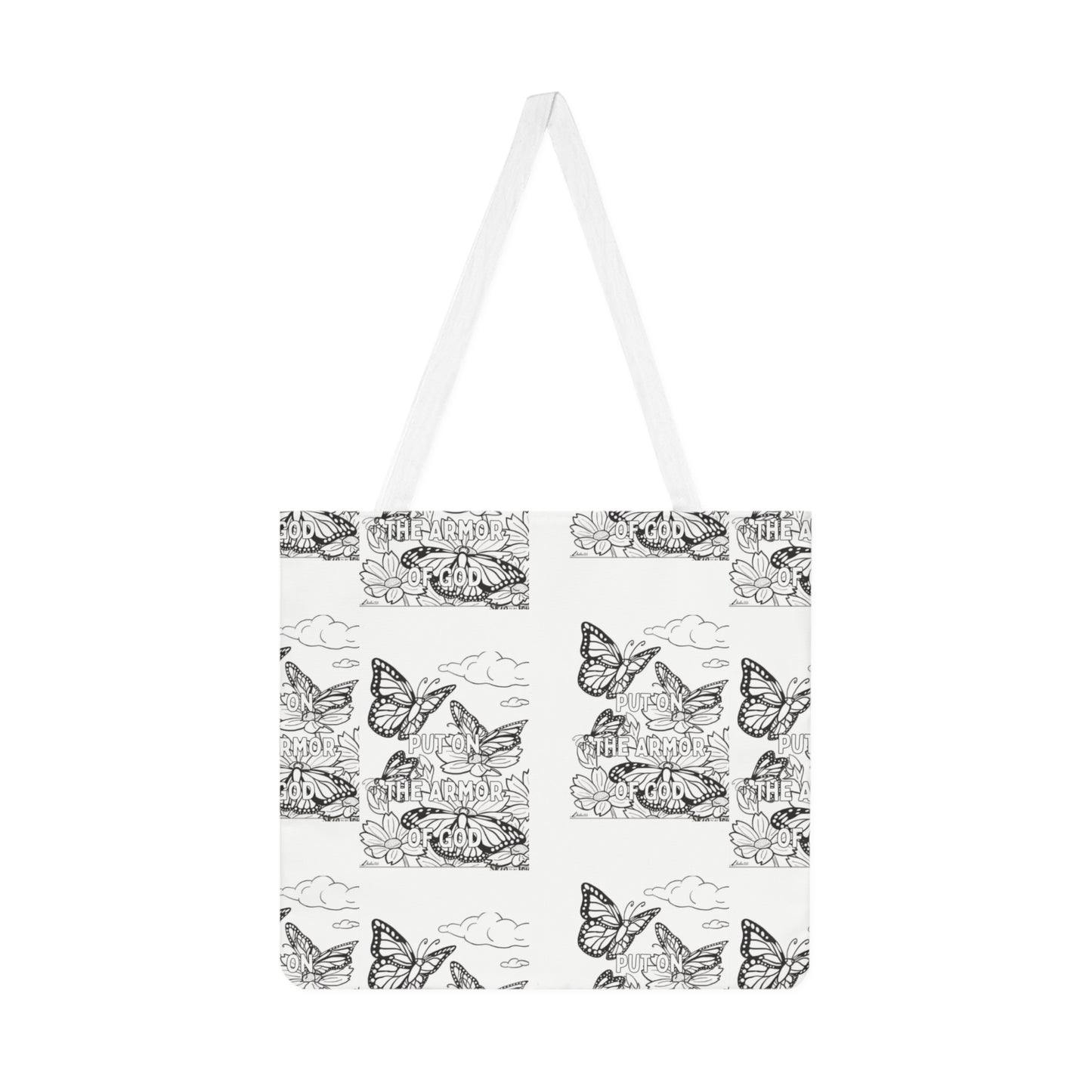 Color Me Butterfly Garden Tote Bag