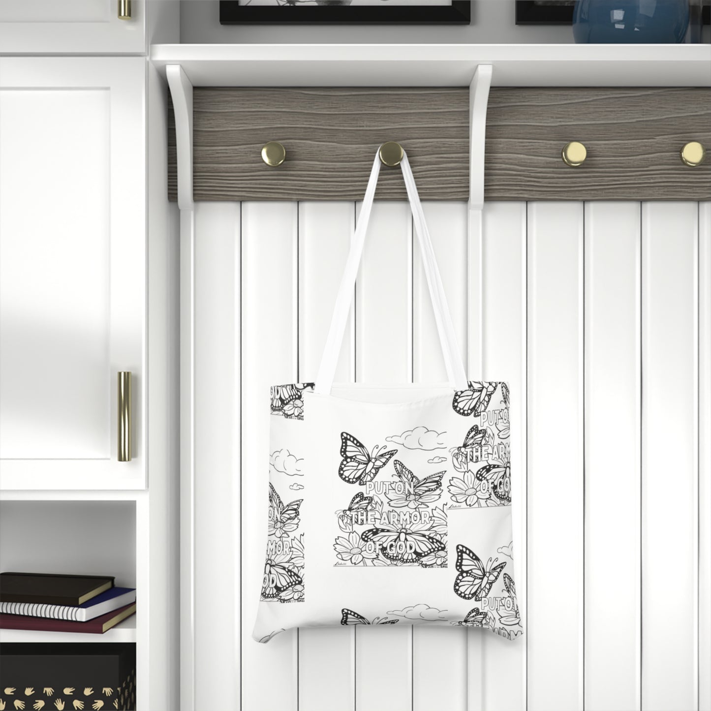 Color Me Butterfly Garden Tote Bag