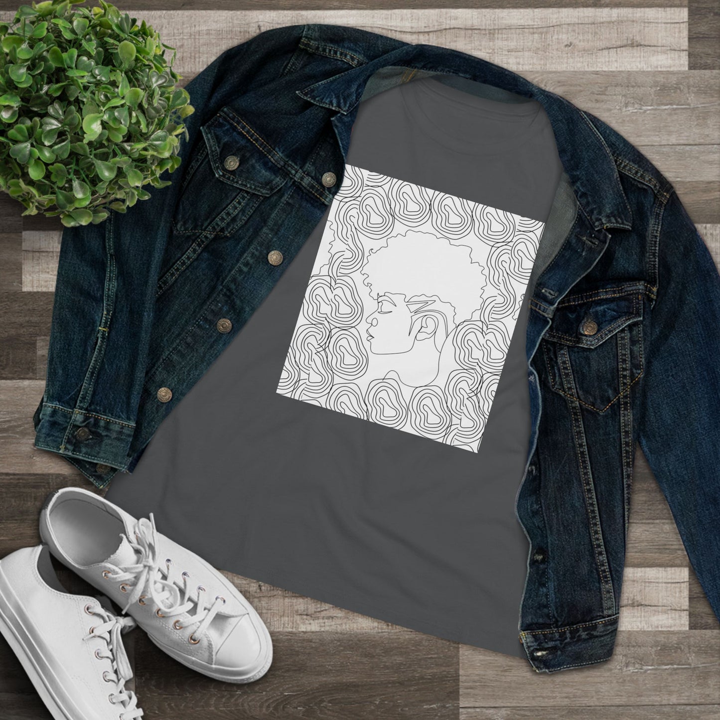 Women's Bohemian Mandala Tee, Made to Color, Boho Shirt, Gift for Her, Casual Wear