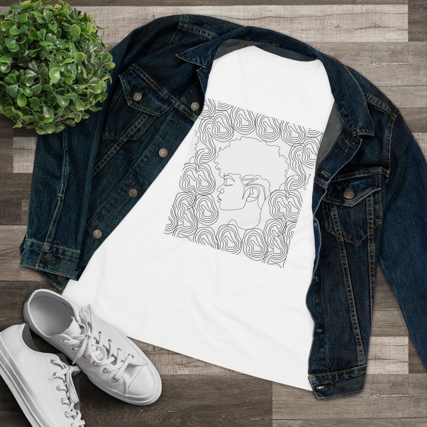 Women's Bohemian Mandala Tee, Made to Color, Boho Shirt, Gift for Her, Casual Wear