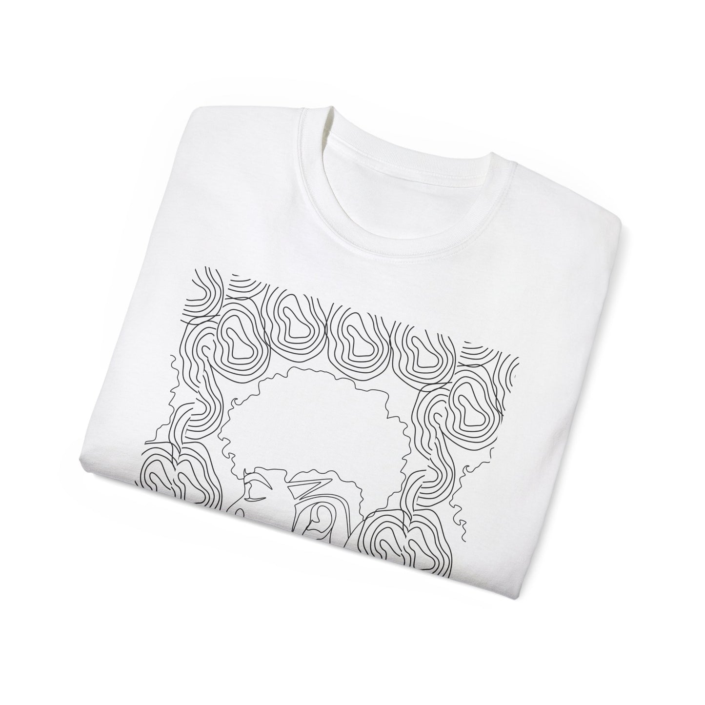 Artistic Unisex Tee - Abstract Line Art, Casual Wear, Gift for Art Lovers, Summer Fashion, Unique Graphic Shirt