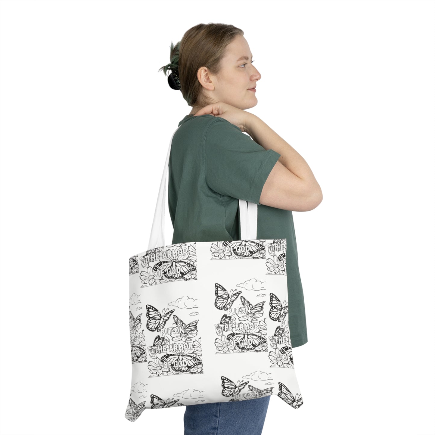 Color Me Butterfly Garden Tote Bag
