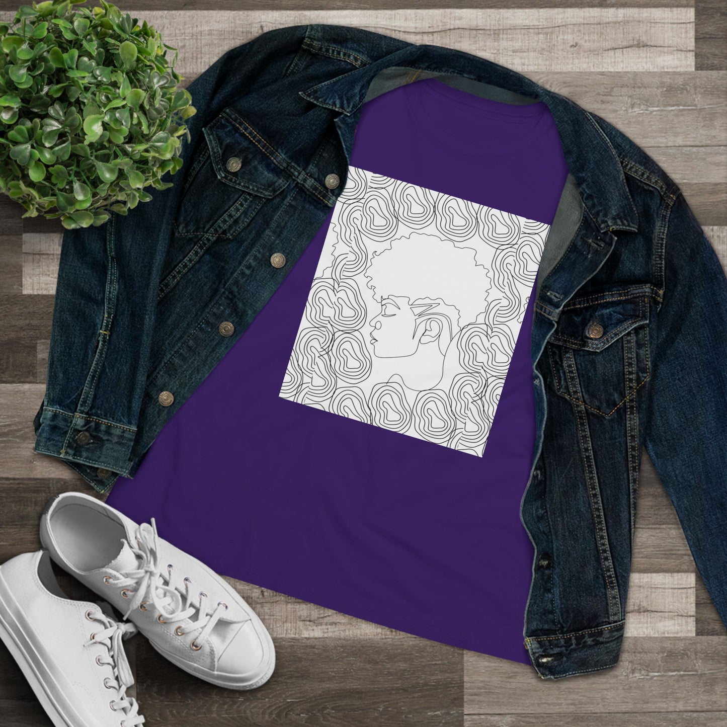 Women's Bohemian Mandala Tee, Made to Color, Boho Shirt, Gift for Her, Casual Wear