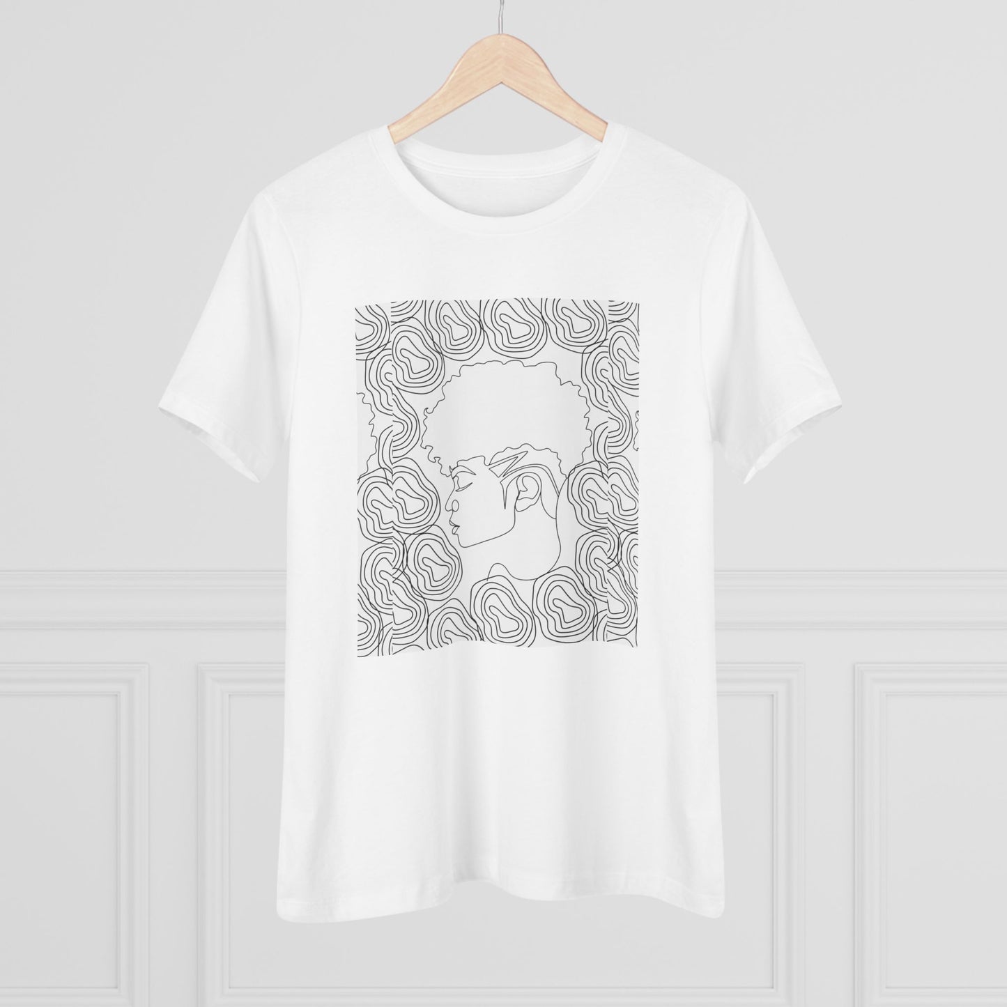 Women's Bohemian Mandala Tee, Made to Color, Boho Shirt, Gift for Her, Casual Wear