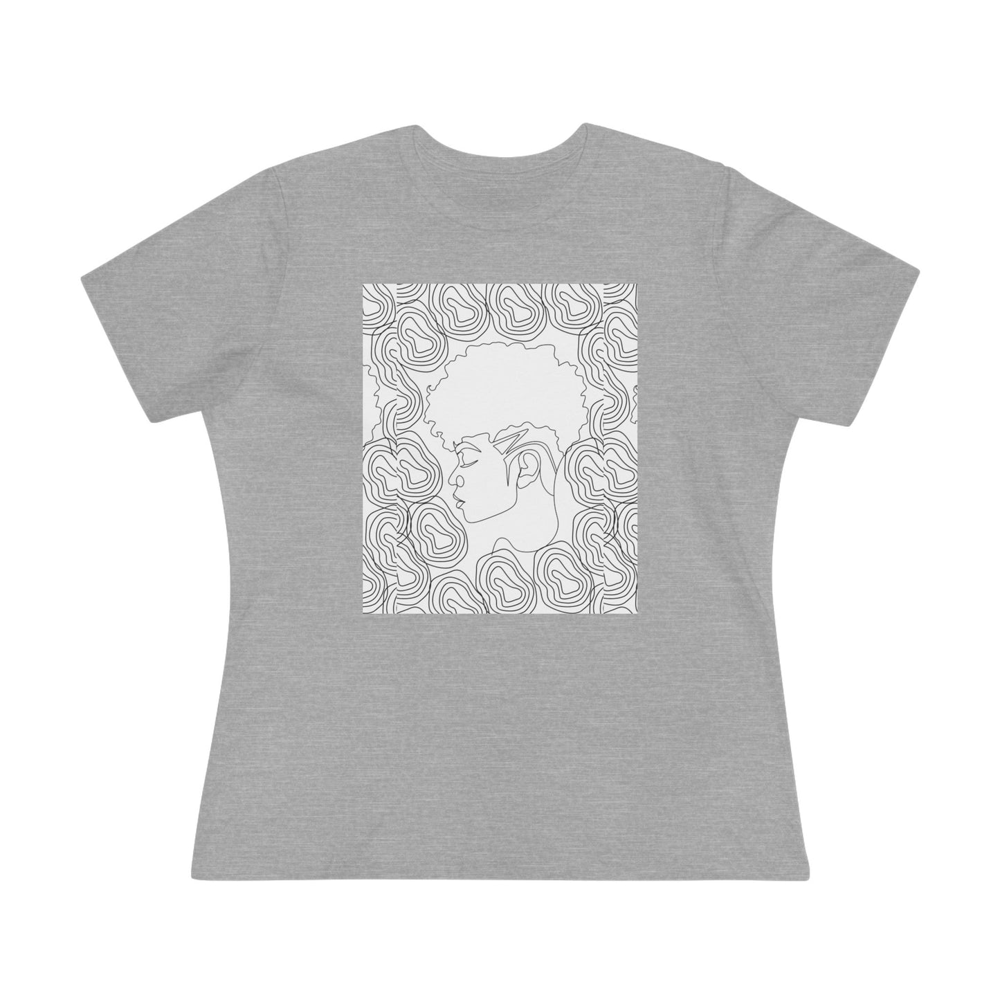 Women's Bohemian Mandala Tee, Made to Color, Boho Shirt, Gift for Her, Casual Wear