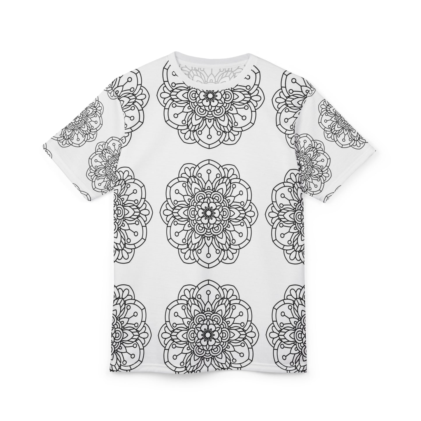 Bohemian Mandala Unisex Tee | Made to Color, Hippie Shirt, Boho Tshirt, Festival Top, Psychedelic Clothing, Artistic Apparel