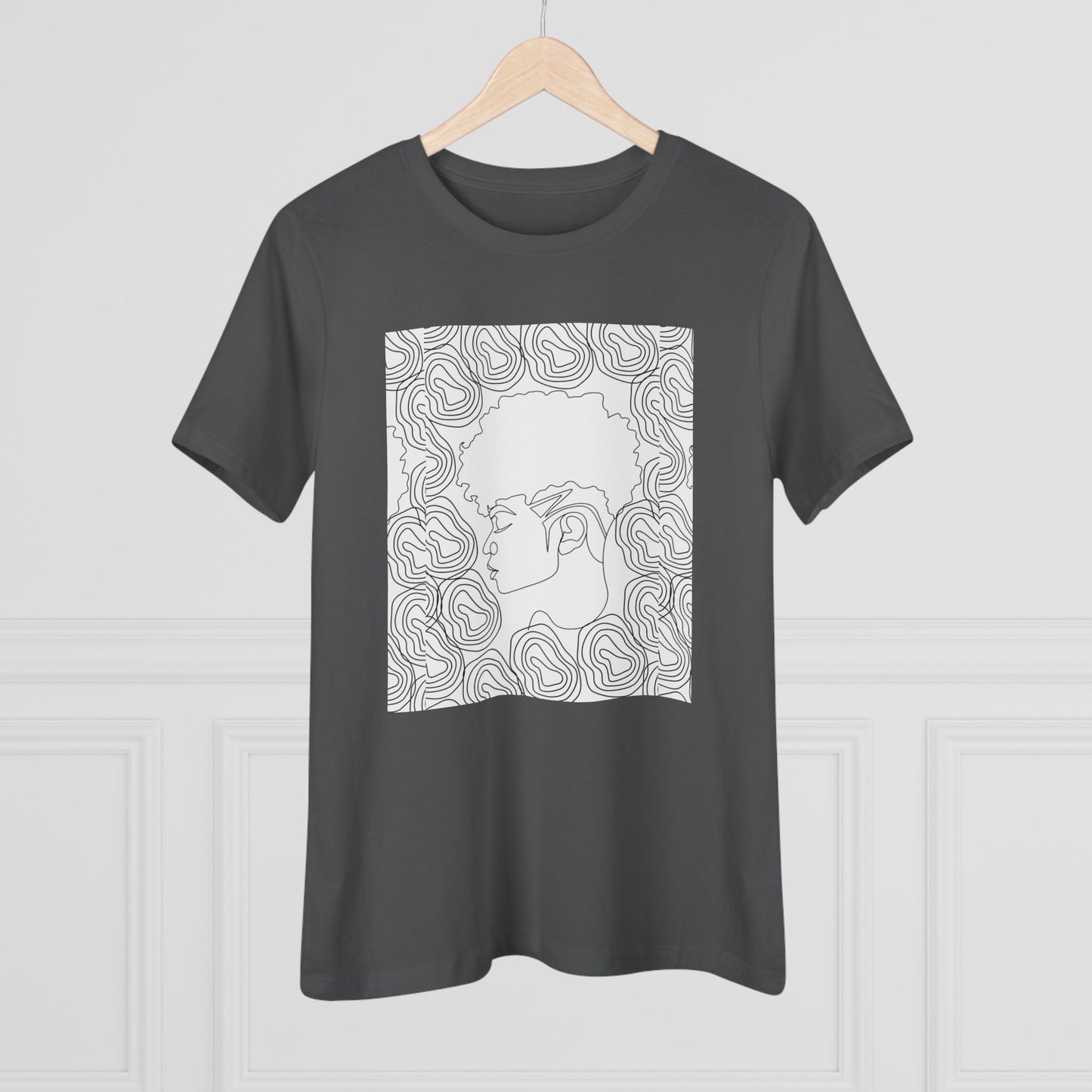 Women's Bohemian Mandala Tee, Made to Color, Boho Shirt, Gift for Her, Casual Wear
