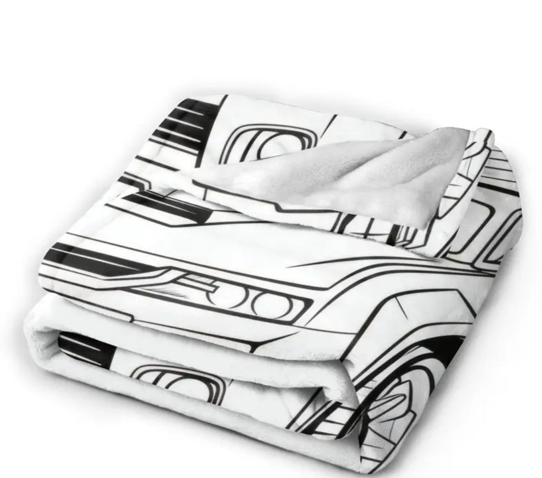 Car Coloring Blanket