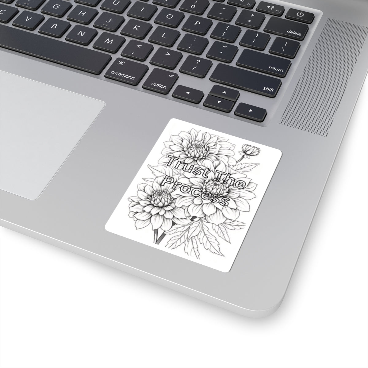 Trust the Process Sticker — Motivational Kiss-Cut Sticker for Encouragement