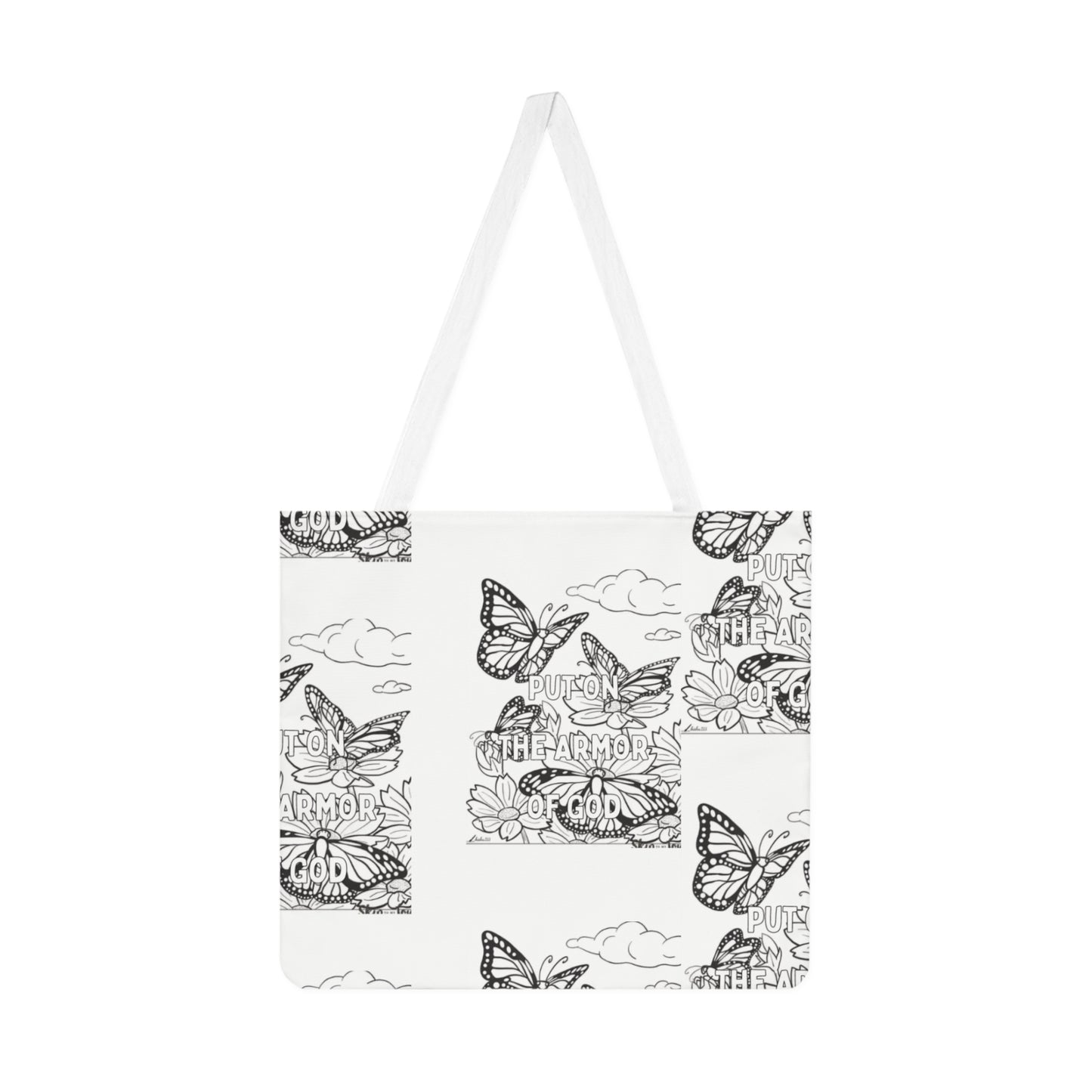 Color Me Butterfly Garden Tote Bag