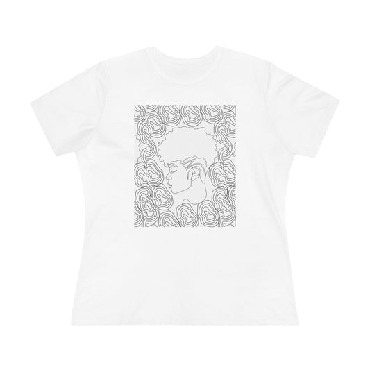 Women's Bohemian Mandala Tee, Made to Color, Boho Shirt, Gift for Her, Casual Wear