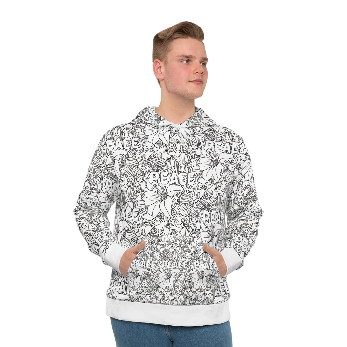 Color Peace Hoodie - Bird's Coloring Therapy