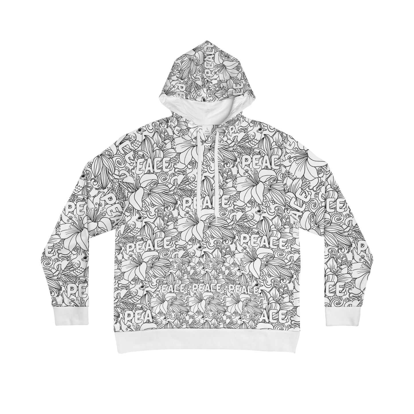 Color Peace Hoodie - Bird's Coloring Therapy