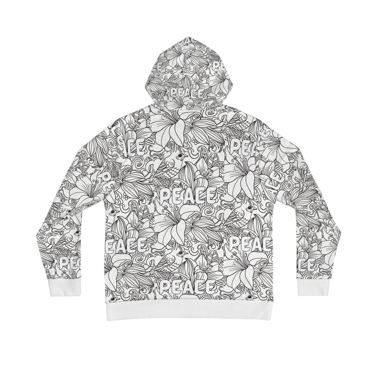 Color Peace Hoodie - Bird's Coloring Therapy