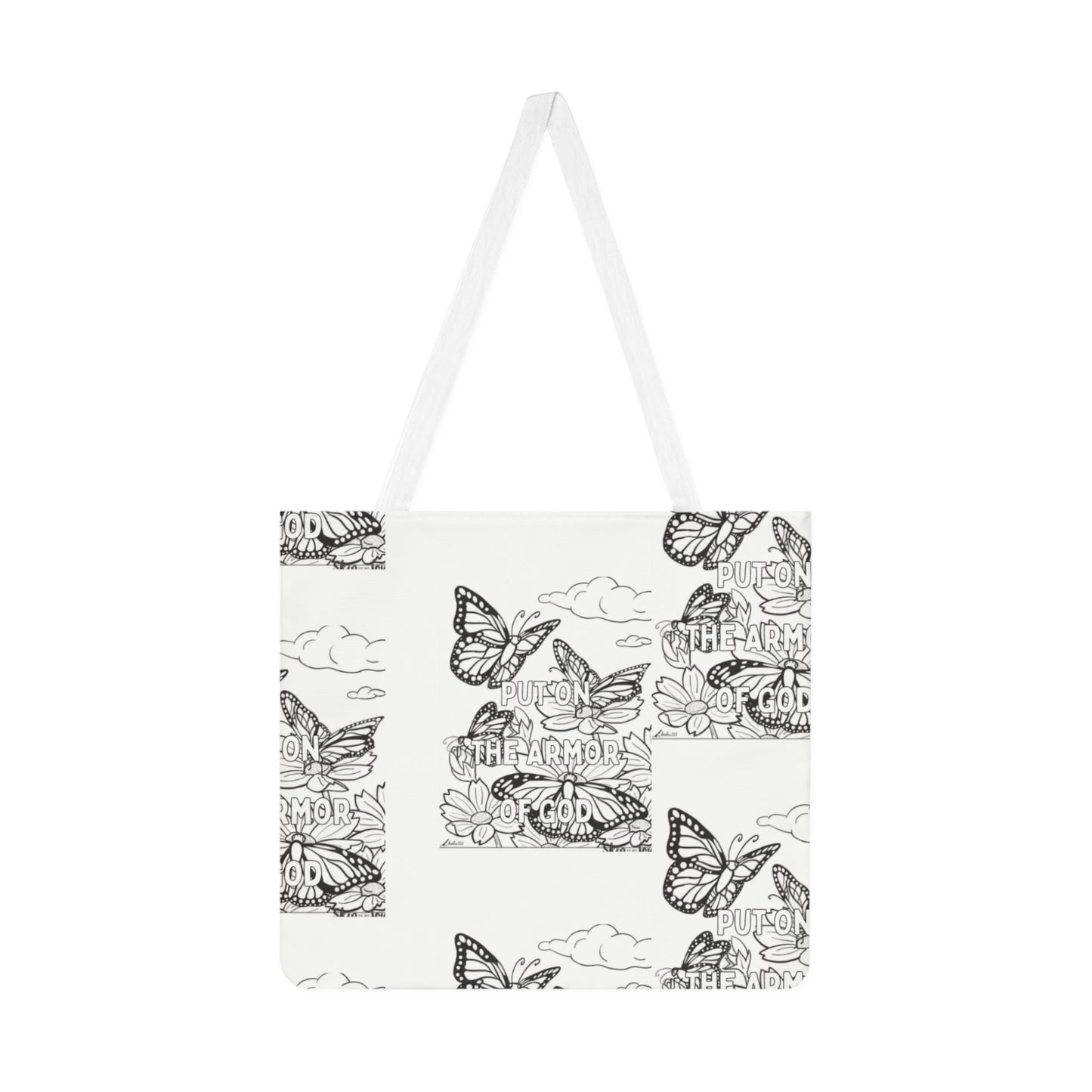 Color Me Butterfly Garden Tote Bag