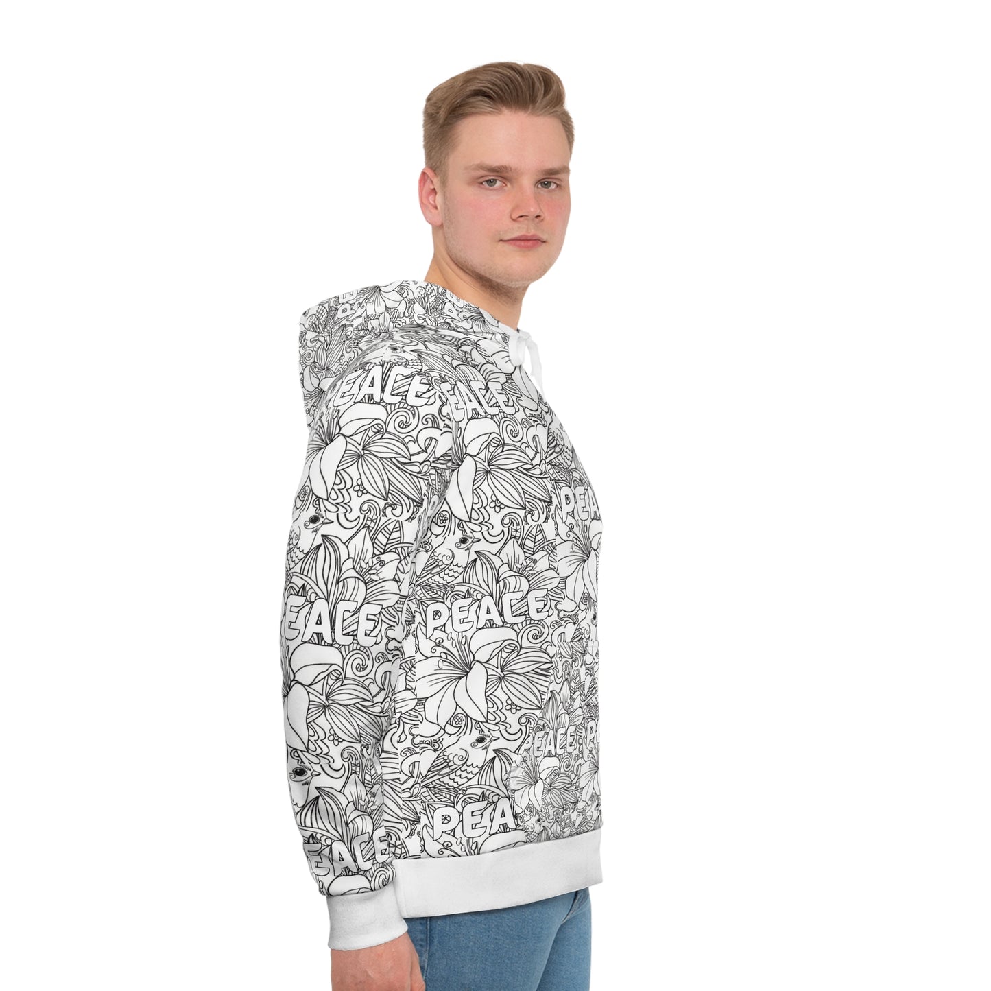 Color Peace Hoodie - Bird's Coloring Therapy