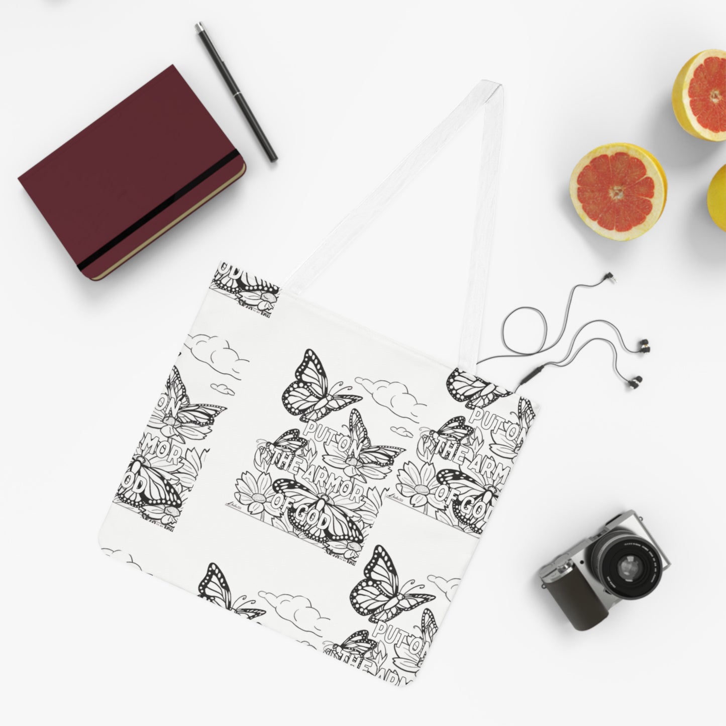 Color Me Butterfly Garden Tote Bag