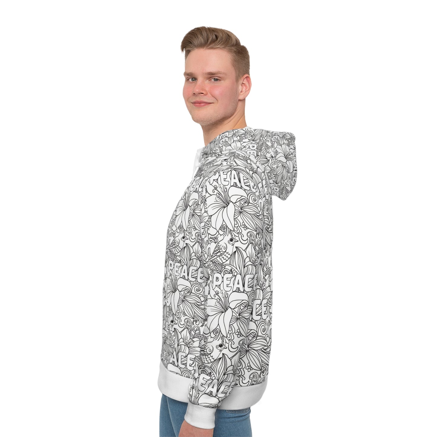 Color Peace Hoodie - Bird's Coloring Therapy