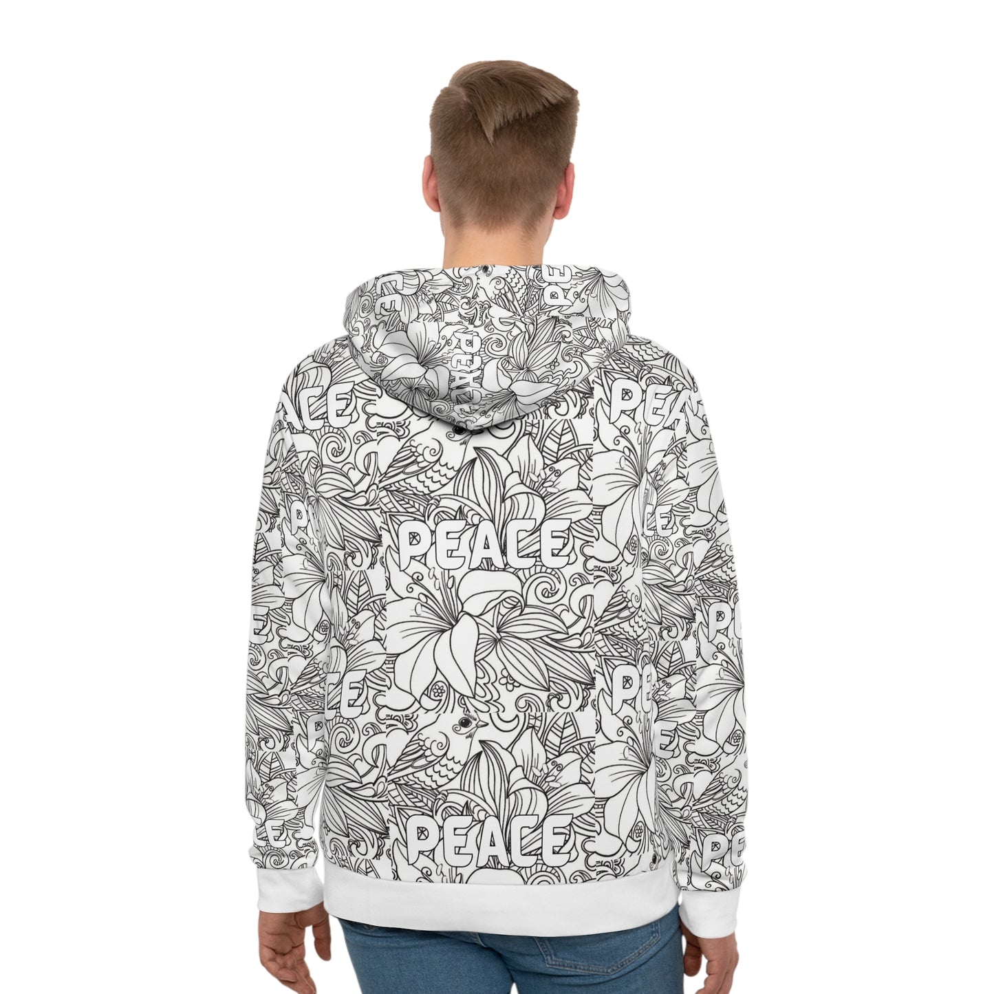Color Peace Hoodie - Bird's Coloring Therapy