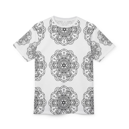 Bohemian Mandala Unisex Tee | Made to Color, Hippie Shirt, Boho Tshirt, Festival Top, Psychedelic Clothing, Artistic Apparel